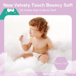 Newborn Diapers for Baby's Sensitive Skin Size 1(8-14lb) 82 Count,Babycozy Bouncy Soft Diapers Fit Baby Preemie, Dry Disposable Diapers Hypoallergenic Without Chlorine - Image 2